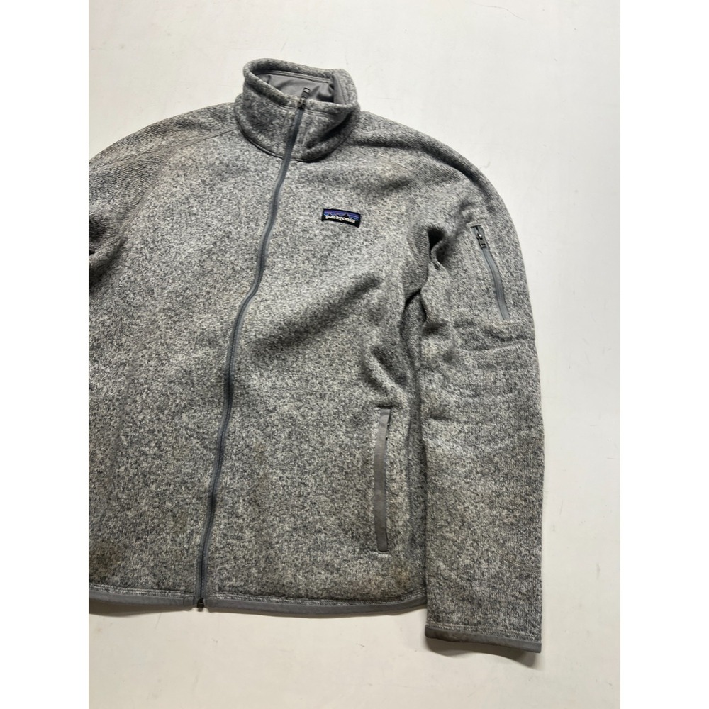 Patagonia Better Sweater Fleece Sweater Gray Full Zip Mockneck Womens Sz Medium - Picture 3 of 10
